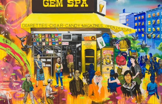 Revista Juxtapoz - Chris “Daze” Ellis "Orchid Rain on the Underground" na Galeria PPOW, Nova York